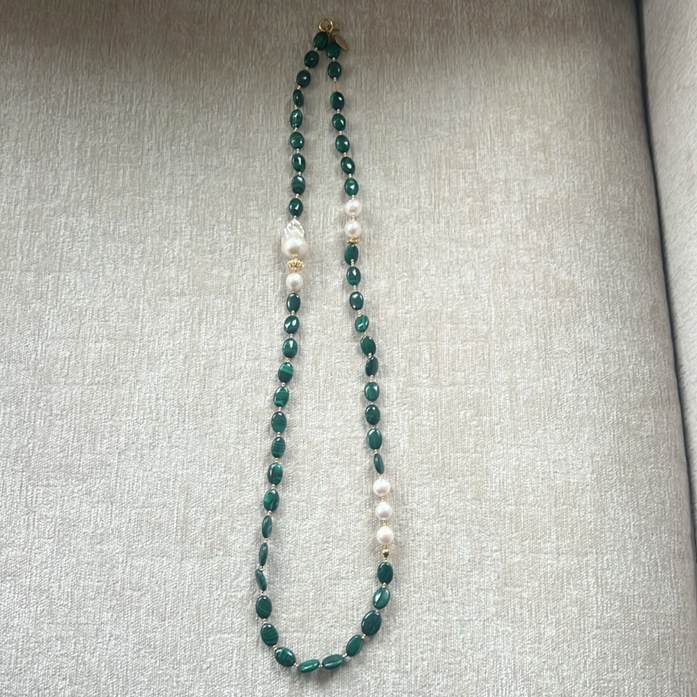FARRA Green Malachite Mother of Pearl, authentic from Paradise Island Bahamas.
